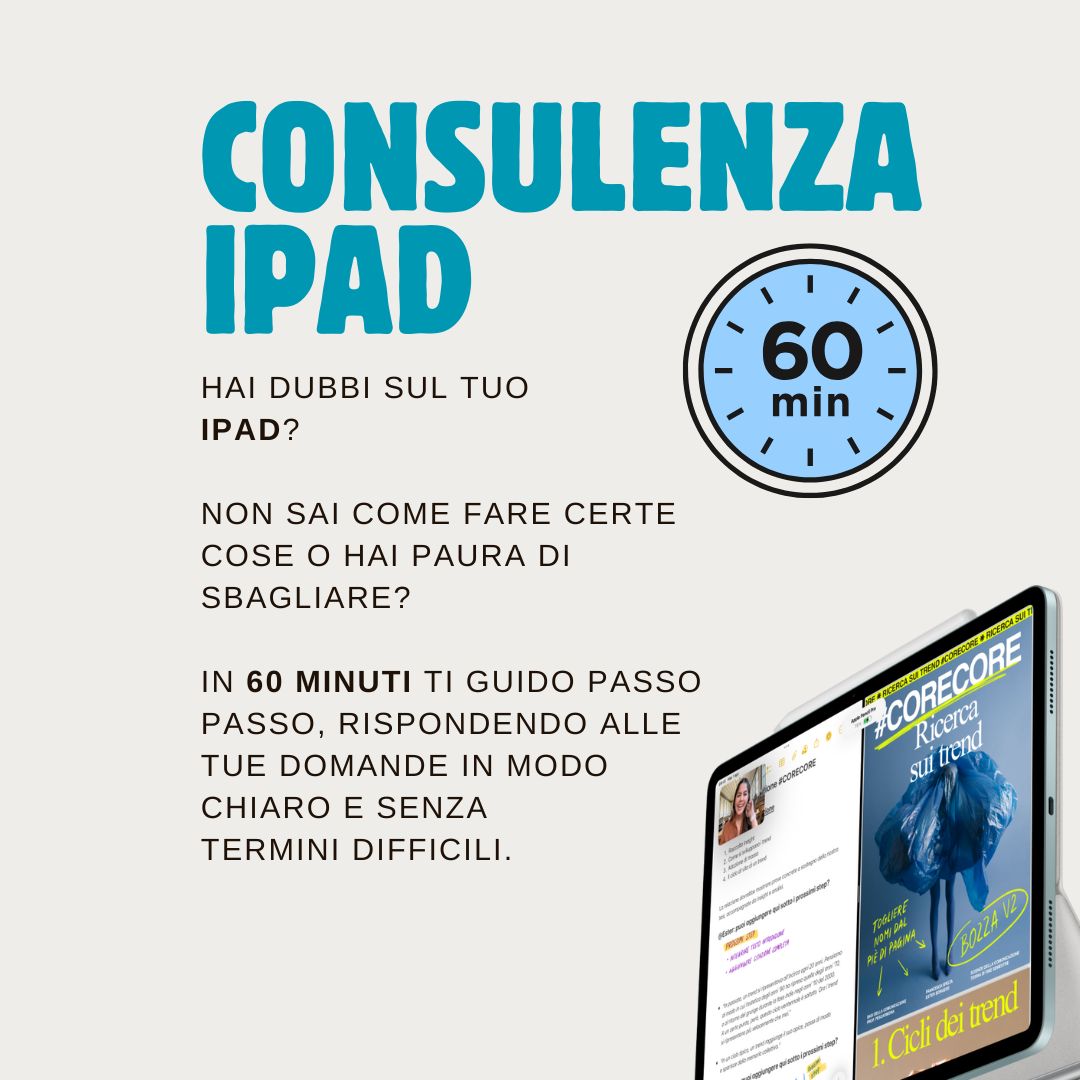 Consulenza iPad come utilizzare iPad