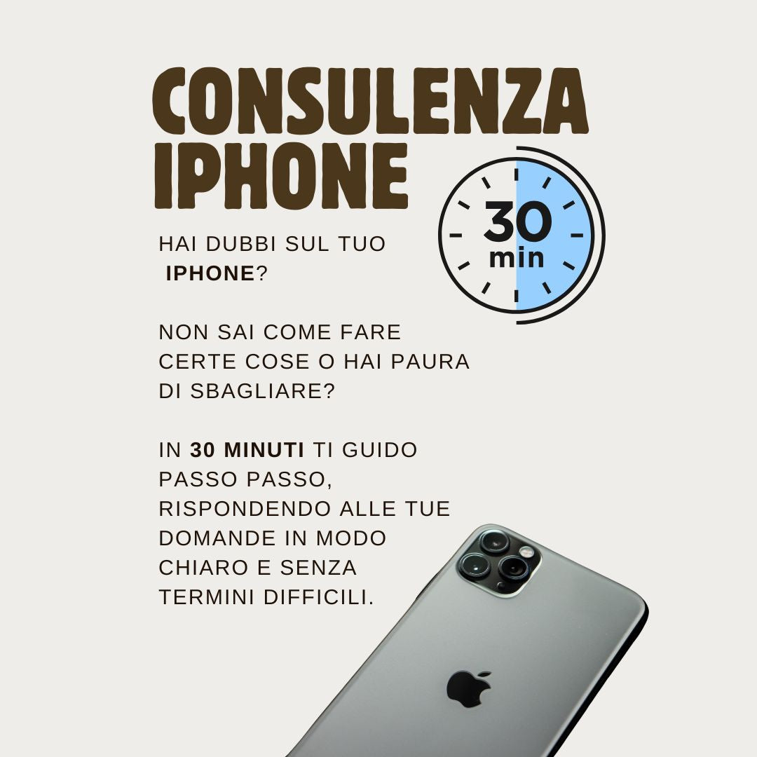 Consulenza iPhone – 30 minuti