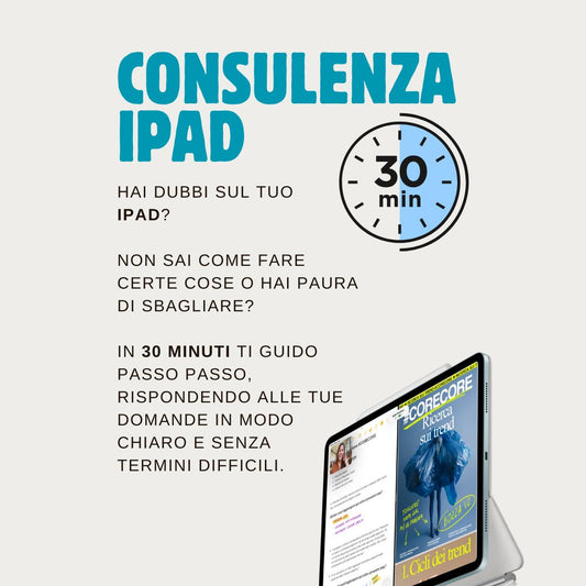 Consulenza iPad – 30 minuti | Aiuto rapido e chiaro